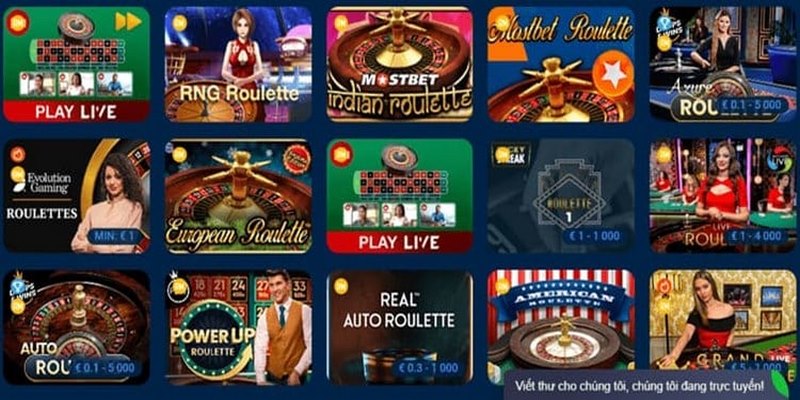 Roulette là một trong những trò chơi không thể thiếu tại bất kỳ sòng bạc TDTC