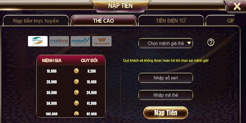 Hiểu rõ chính sách và điều khoản khi nạp tiền tại cổng game TDTC